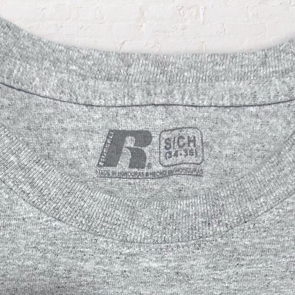 Russell Athletics University of Arkansas Razorbacks T Shirt Adult S Grey NCAA - Picture 5 of 5